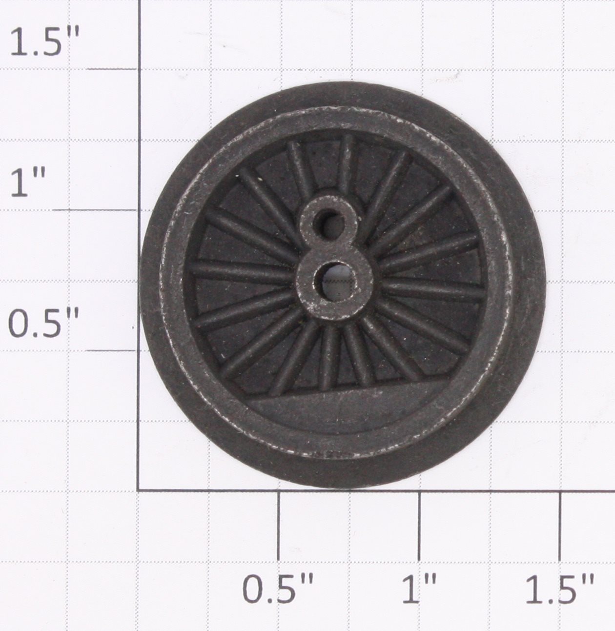 Lionel 2036-144 Steam Loco Plain End Wheel (New)