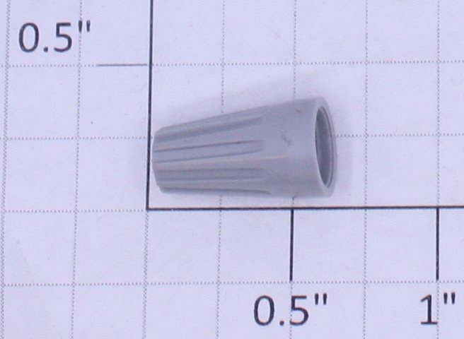 Lionel 7227-30 Small Gray Twist-on Wire Connector (New- Gray)
