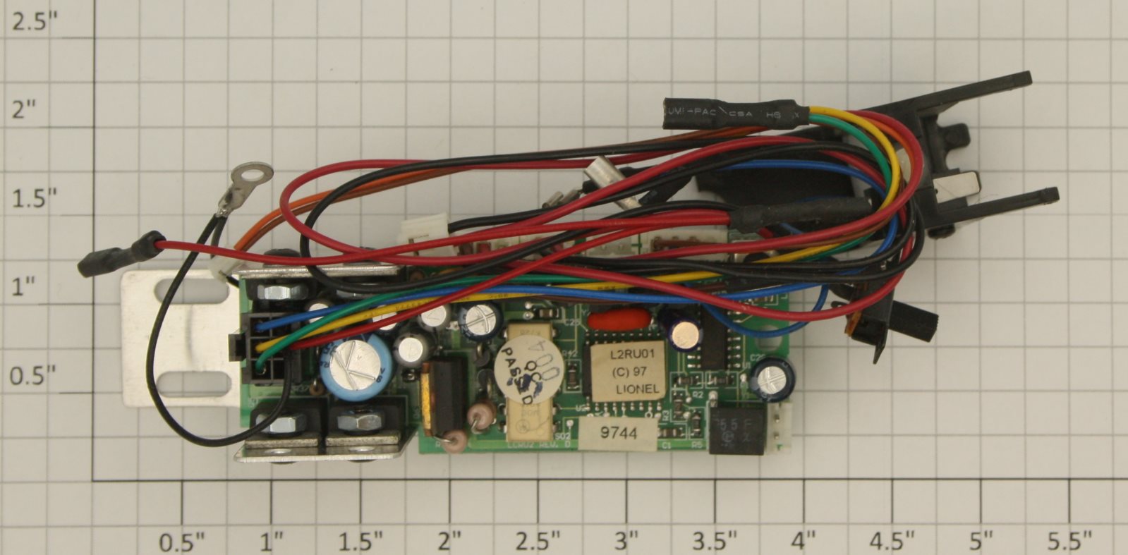 Lionel 18056-556 LCRU 2 PCB Circuit Board W/ Harness (1 Motor-Steam) (New)