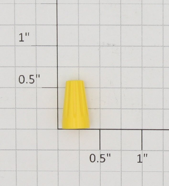 Lionel 9001-30 Small Yellow Twist-on Wire Connector (Reproduction)