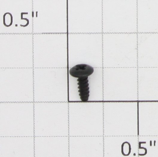 Lionel 87401-12 #2 x 1/4" Black Phillips Oval Head Self Tapping Screw (New)