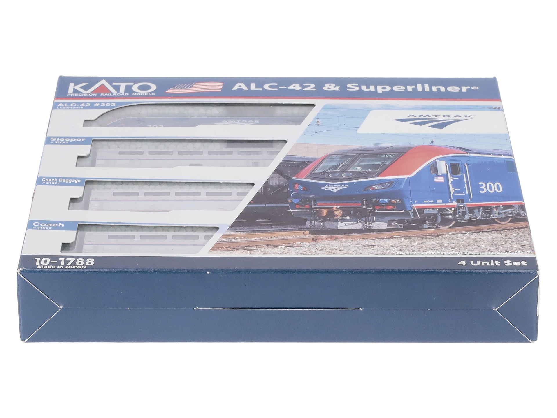 Kato 10-1788 N Amtrak ALC-42 & Superliner Phase VI Train Set (Set