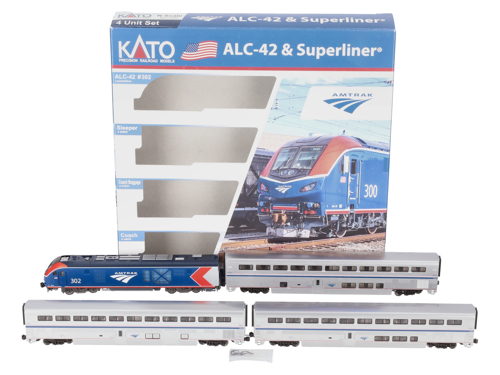 Kato 10-1788 N Amtrak ALC-42 & Superliner Phase VI Train Set (Set