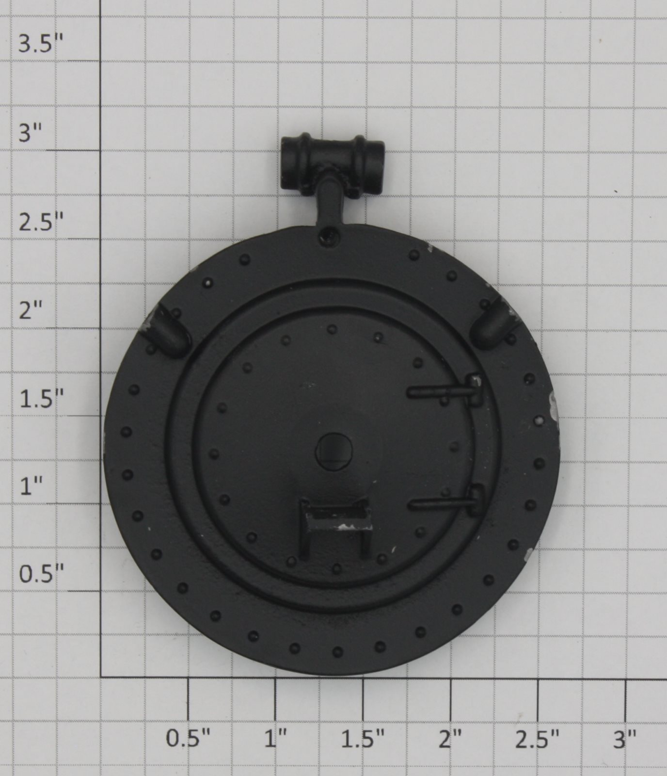 Lionel 390-65 Standard Gauge Diecast Black Boiler Front (Reproduction)
