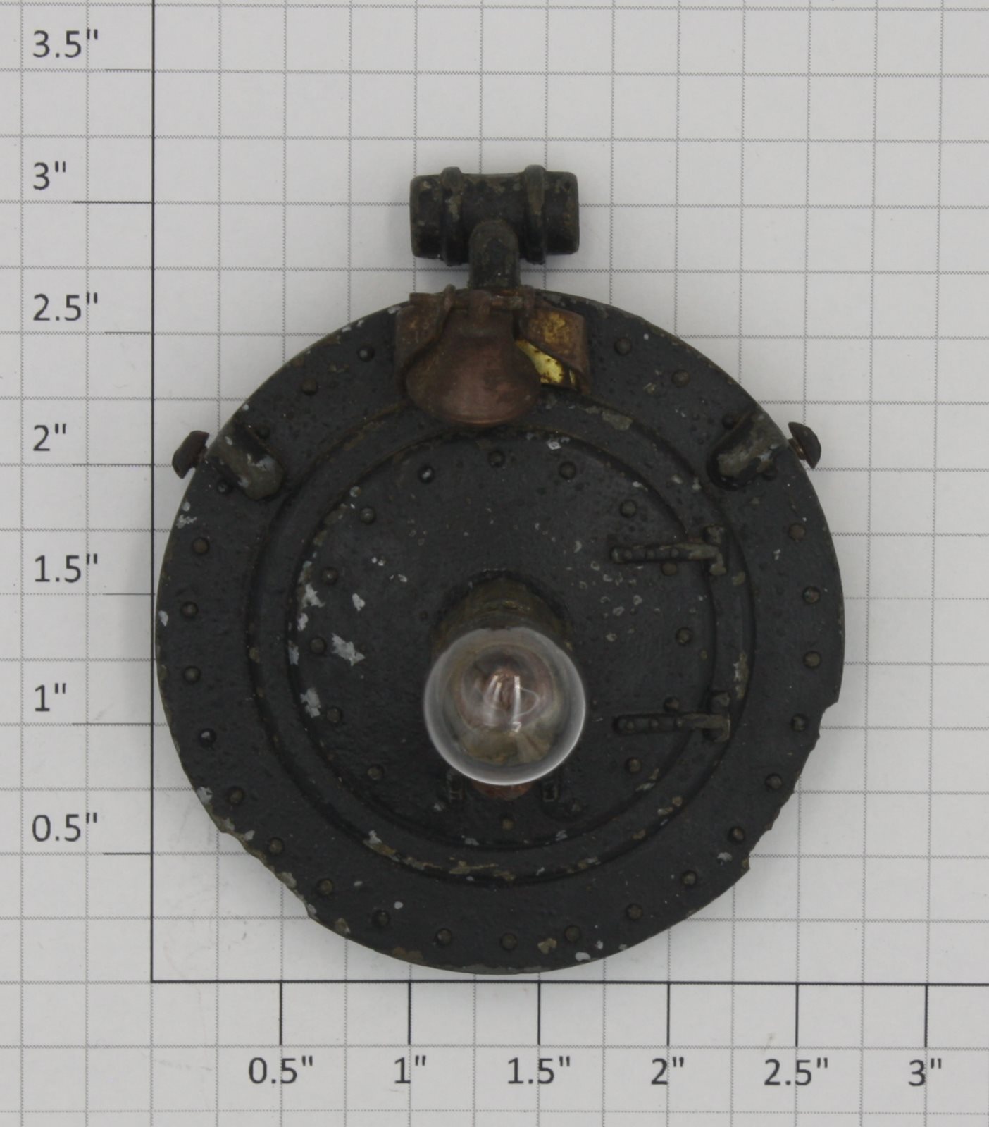 Lionel 390-65 Black Boiler Front with Bell and Headlight (Original)