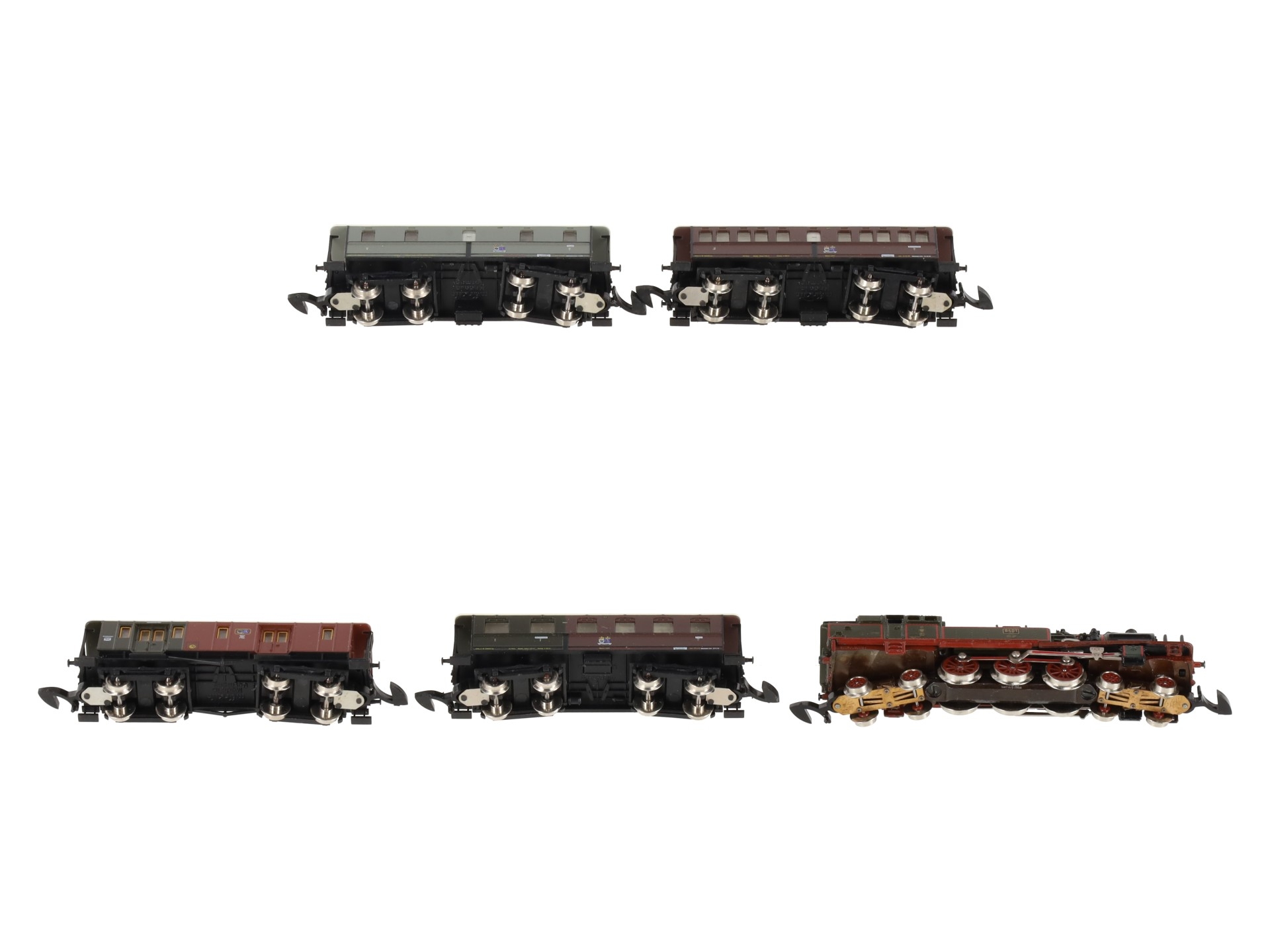 Marklin 8119 Mini-Club Z Gauge Steam Passenger Train Set LN