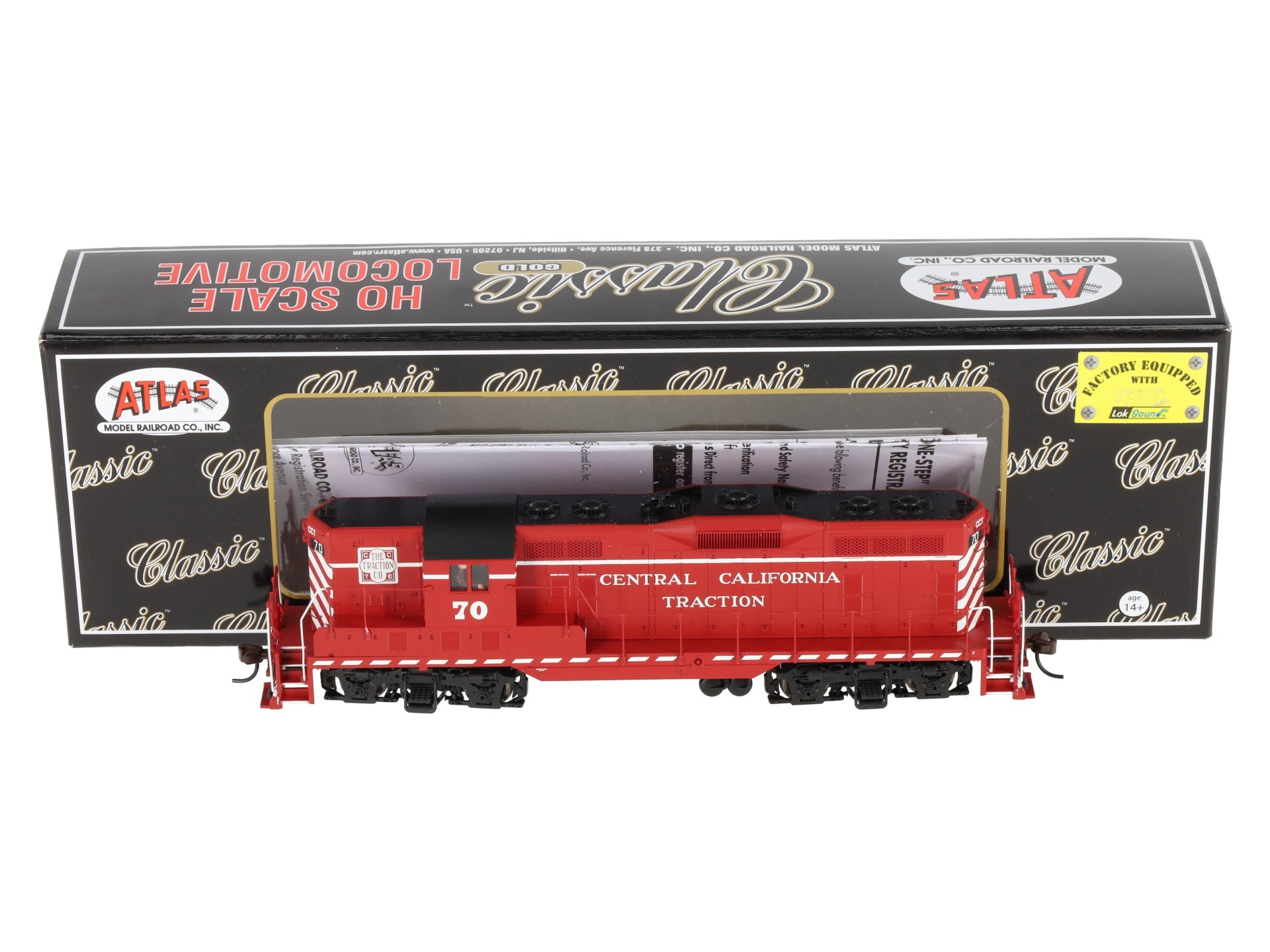 Atlas 10002928 HO Central California Traction GP-7 Diesel Loco DCC