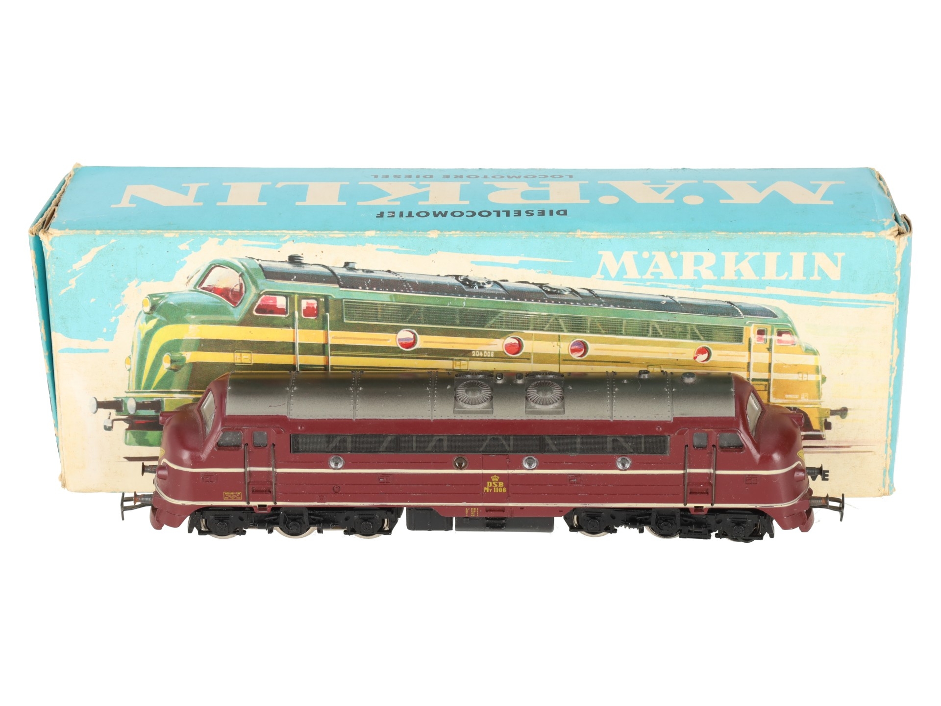 Marklin 3067 HO Scale Danish State Diesel Locomotive #1106/Box | eBay