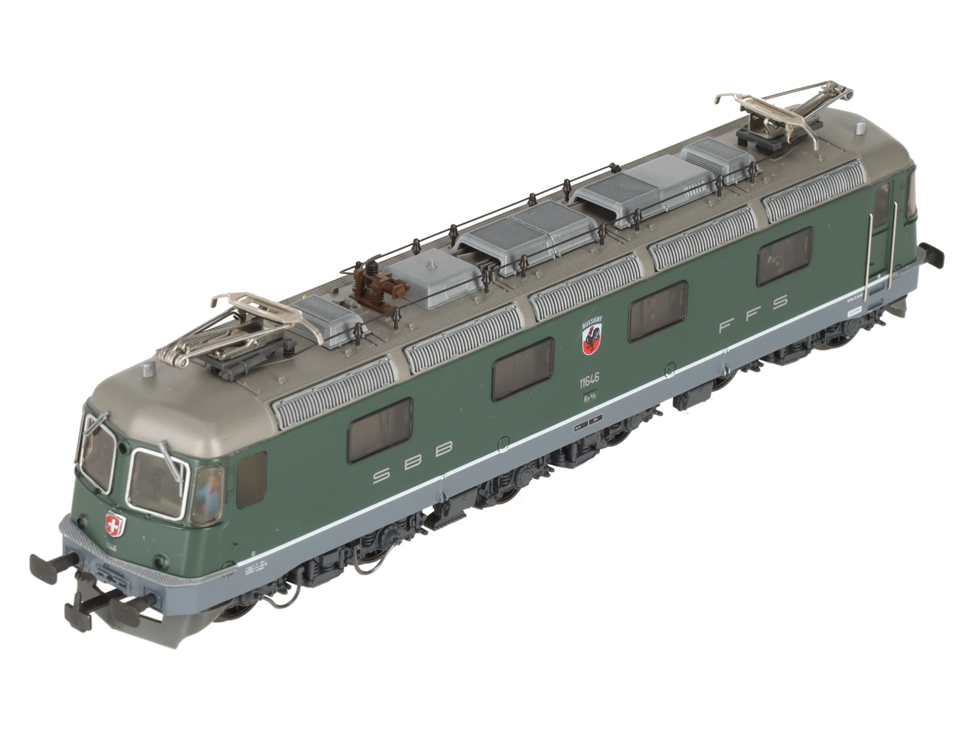 HAG 206 HO Scale SBB Re 6/6 Electric Locomotive #11646 EX/Box | eBay