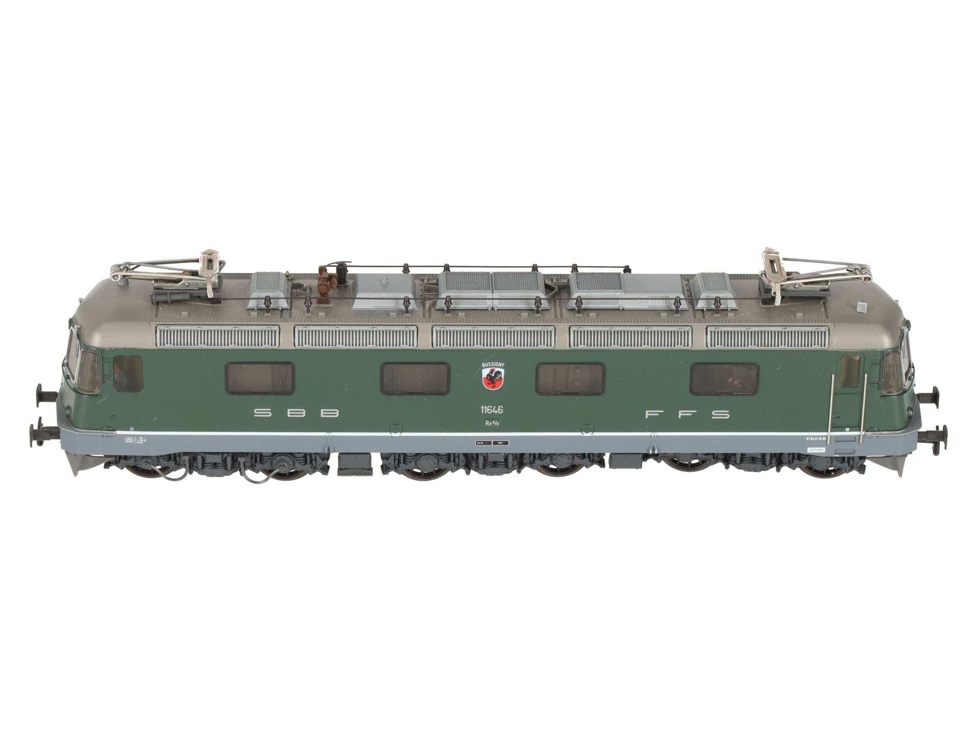 HAG 206 HO Scale SBB Re 6/6 Electric Locomotive #11646 EX/Box | eBay