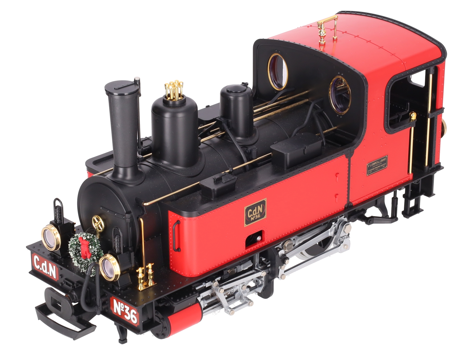 LGB 20790 G Scale Corpet-Louvet C.d.N. No. 36 Steam Locomotive LN