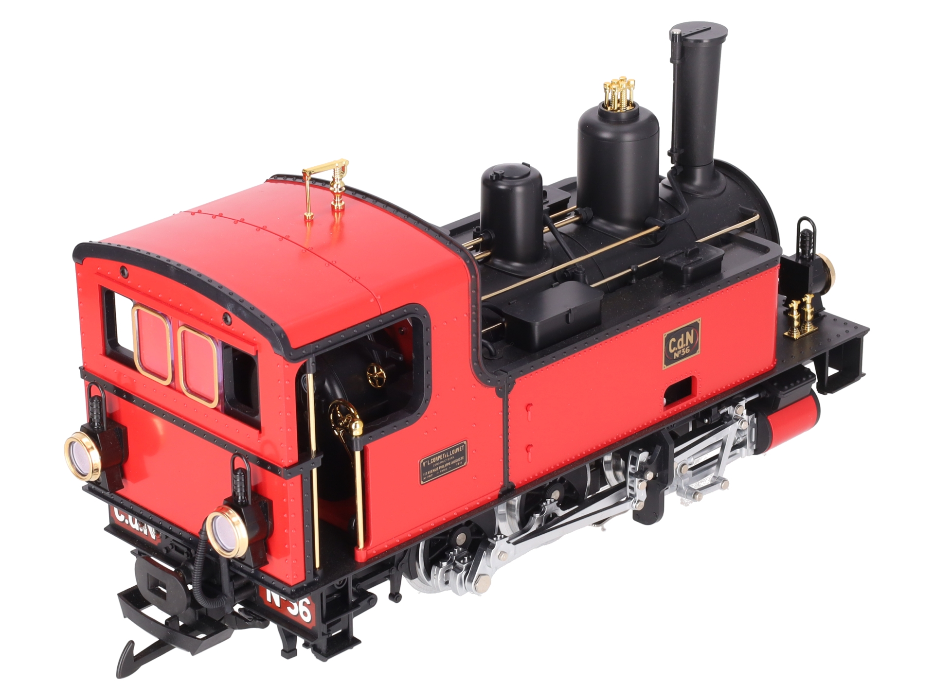 LGB 20790 G Scale Corpet-Louvet C.d.N. No. 36 Steam Locomotive LN